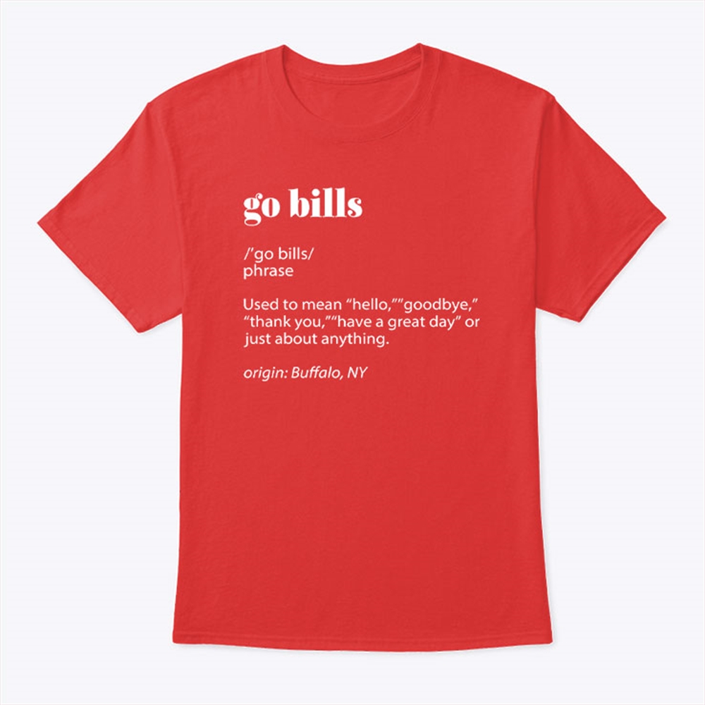 Go Bills Definition Shirt Plus Size Up To 5xl