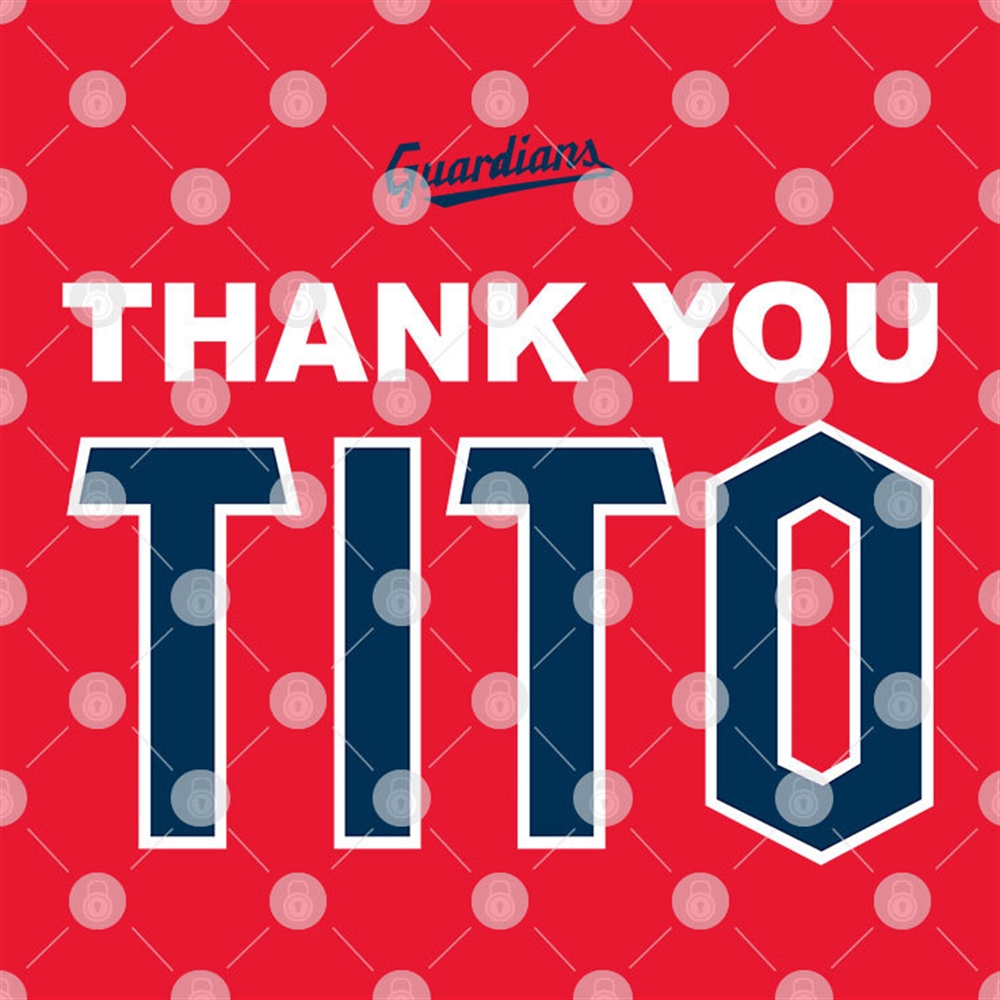 Cleveland Guardians Thank You Tito Shirt Full Size Up To 5xl