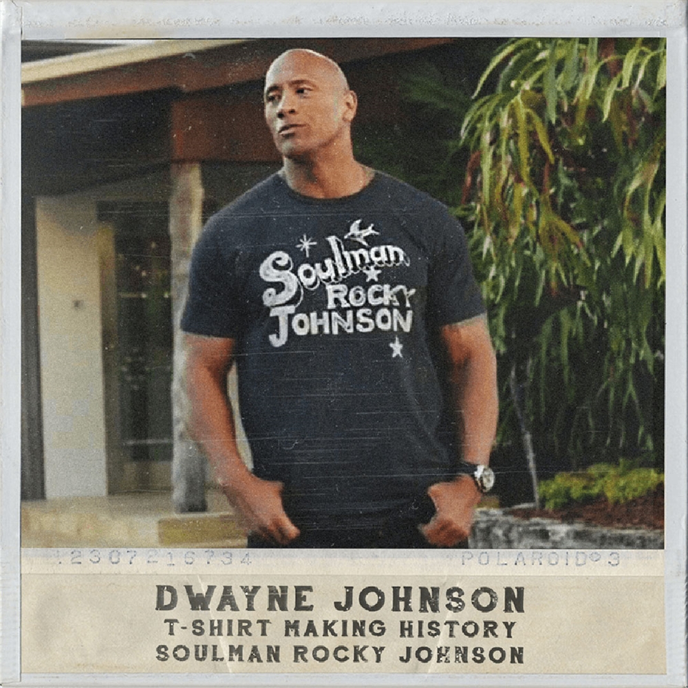 Soulman Rocky Johnson T Shirt Plus Size Up To 5xl