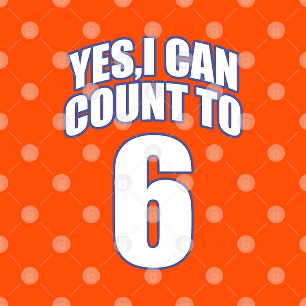 Yes I Can Count To 6 Shirt Florida Baseball Full Size Up To 5xl