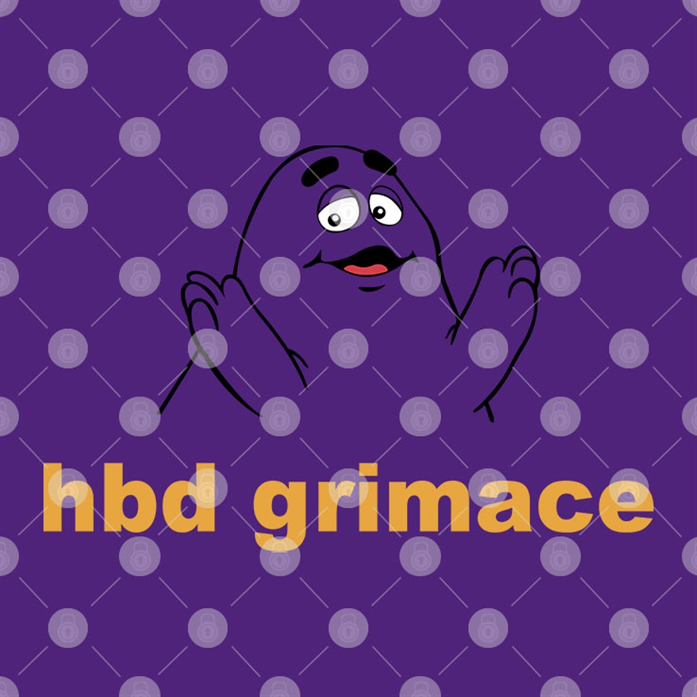 Hbd Grimace Shirt Full Size Up To 5xl