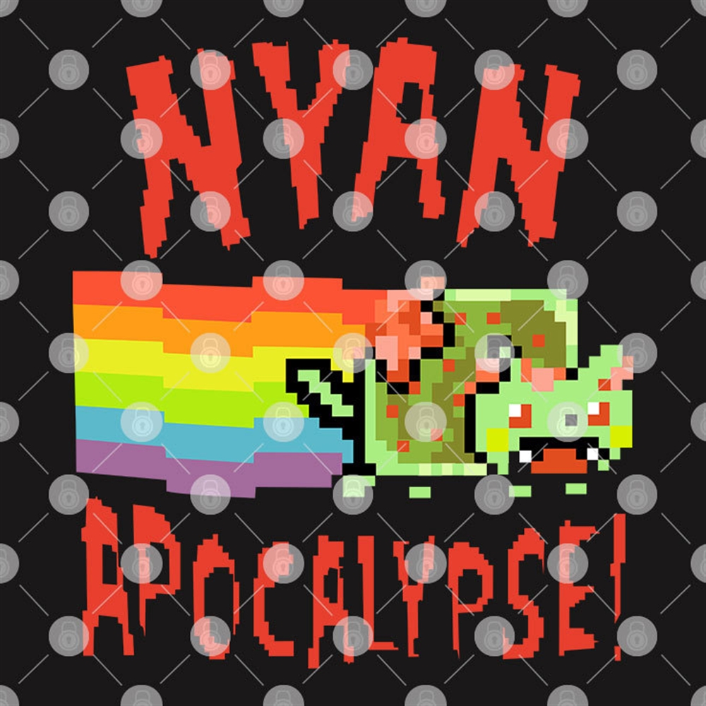 Nyan Cat Apocalypse T Shirt Full Size Up To 5xl 