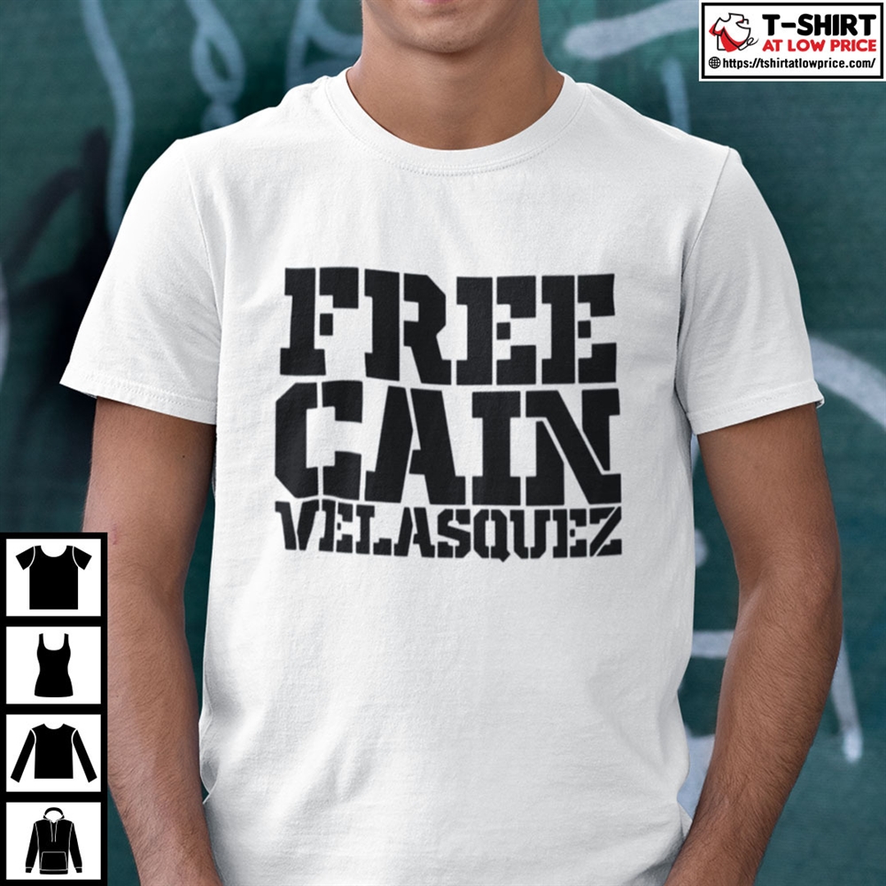 Free Cain Shirt In Support Of Cain Velasquez Size Up To 5xl